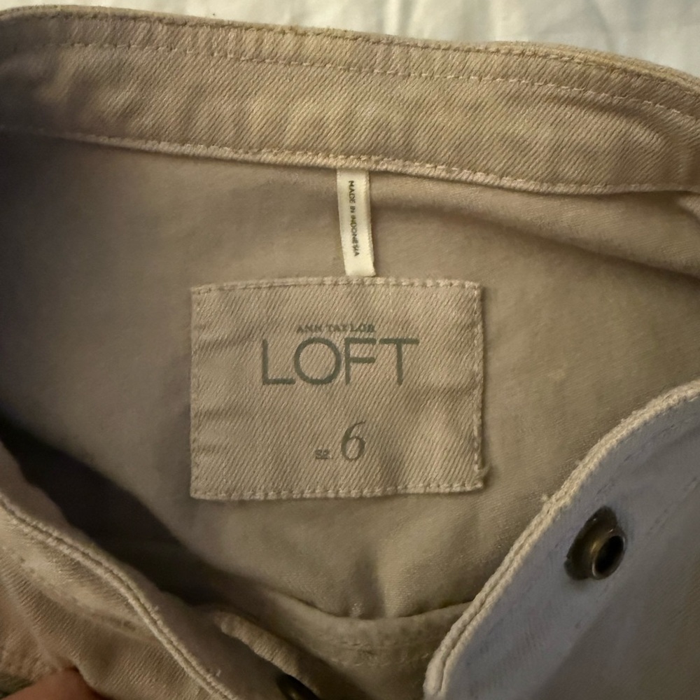 LOFT Tan Utility Jacket - Picture 2 of 11